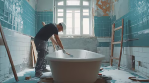 Bath tub repaint