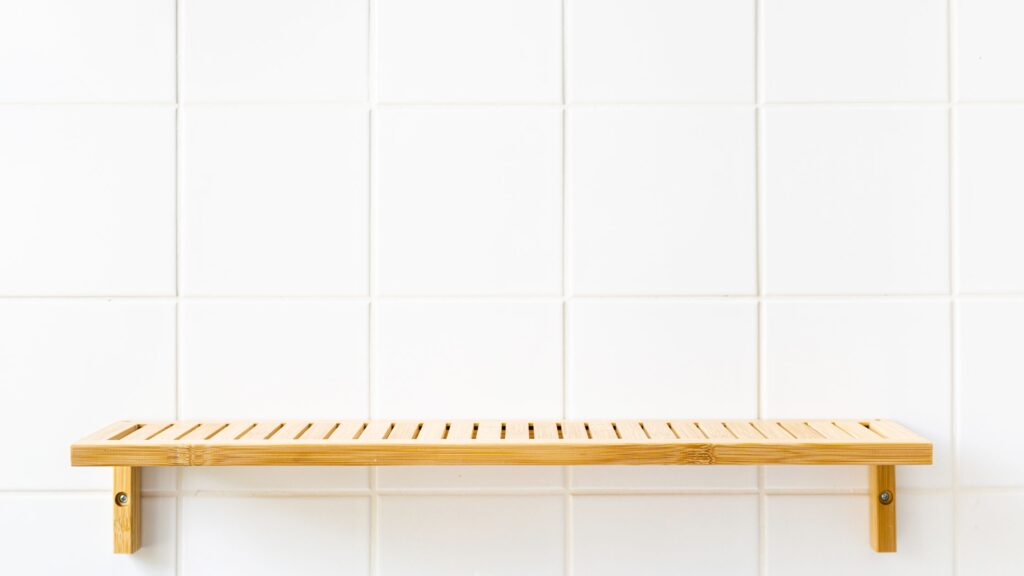 How to install shower seat with tile wall mount safely