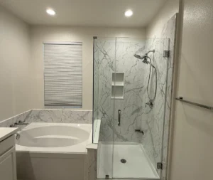 California style shower remodelers
