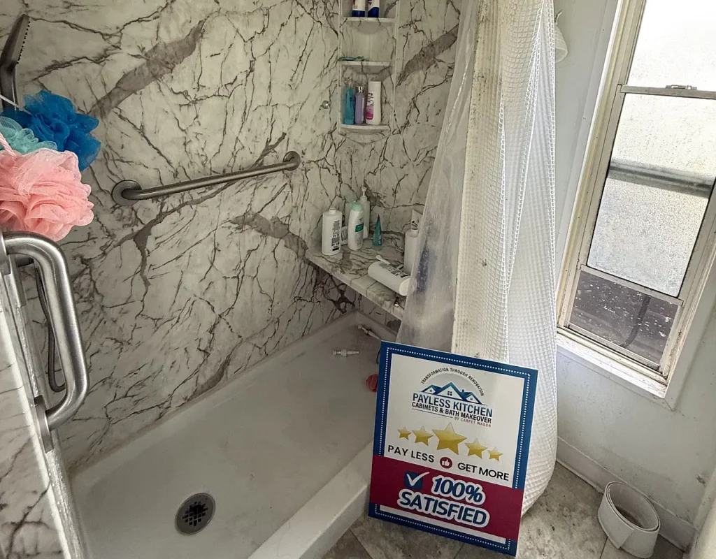 bathroom remodel transformation in La Puente, CA