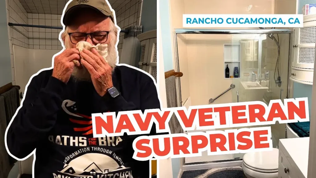 Free Bathroom remodel for Veteran