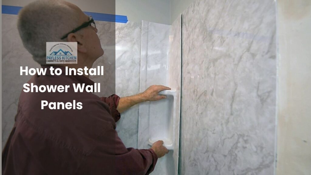 how to install shower wall panels
