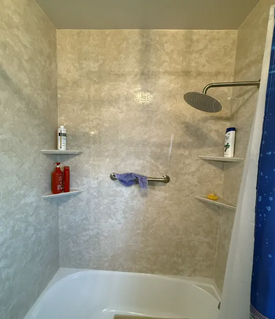 after bathroom remodel