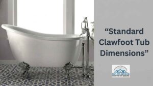 standard clawfoot tub dimensions