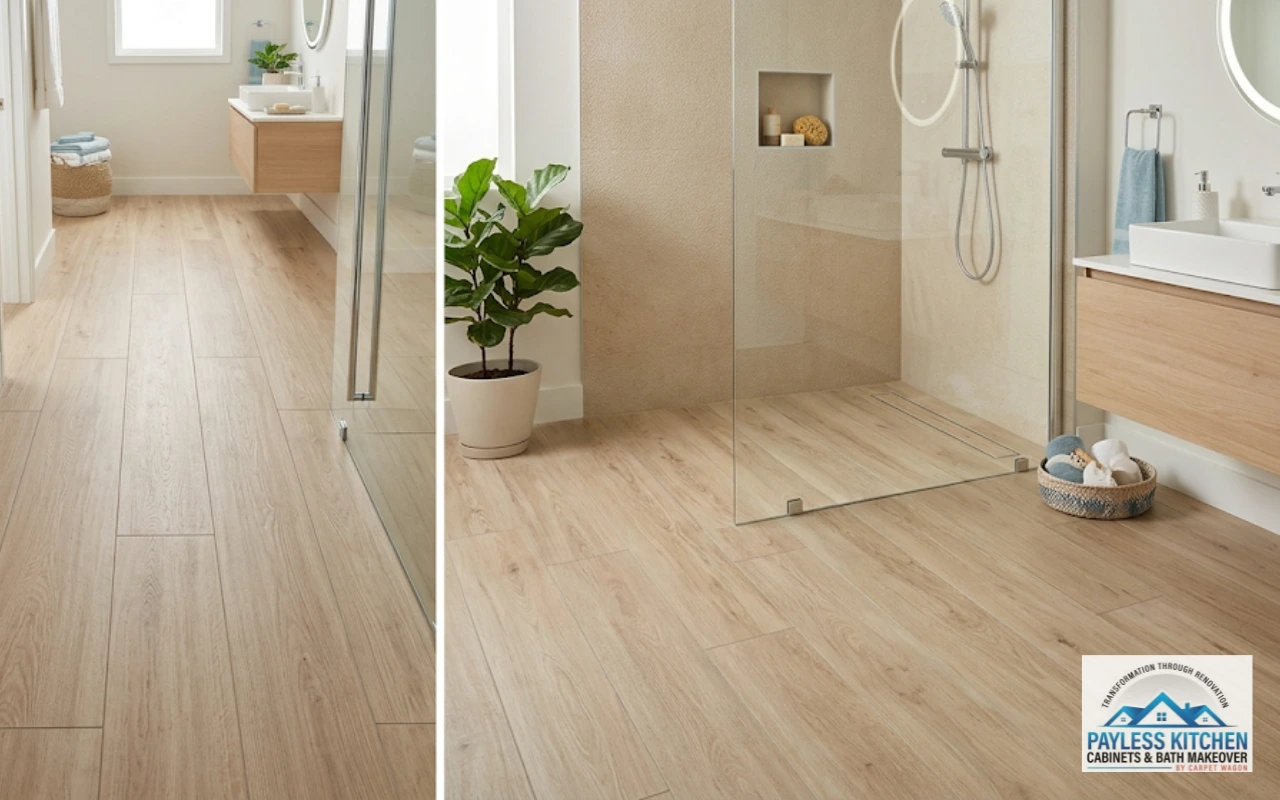 large format bathroom tile ideas Long Beach