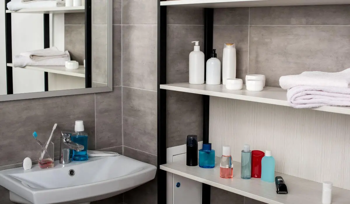 Bathroom storage space