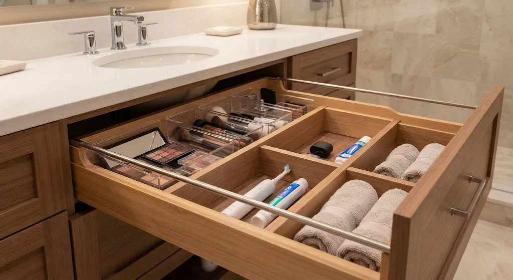 Organized Pull-Out Drawer Dividers