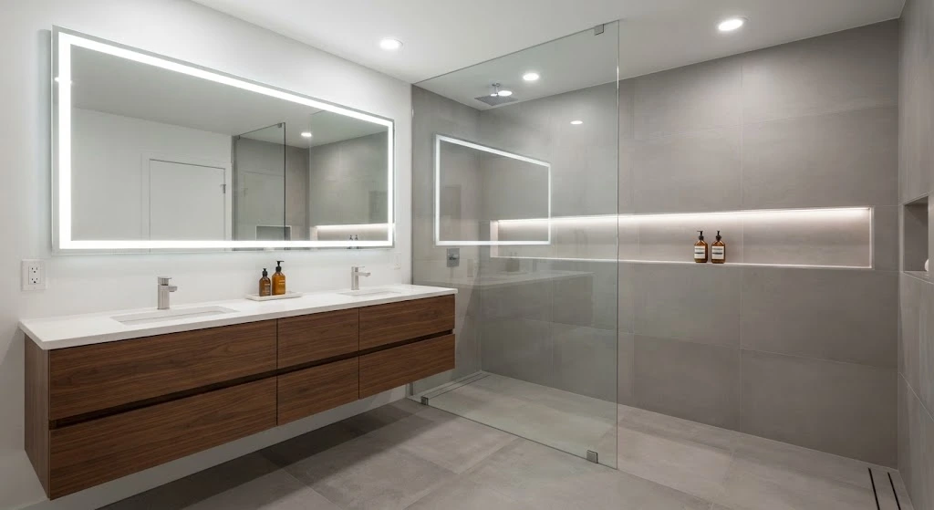 Modern and Minimalist Bathroom Storage