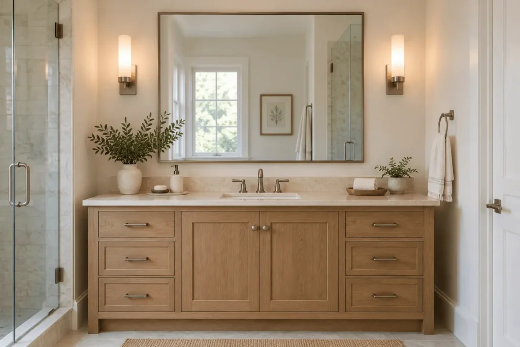 bathroom vanity mirror